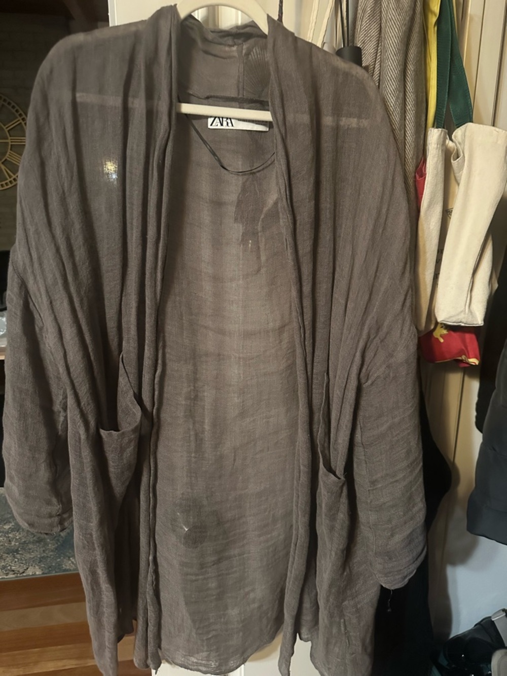 Grey cape